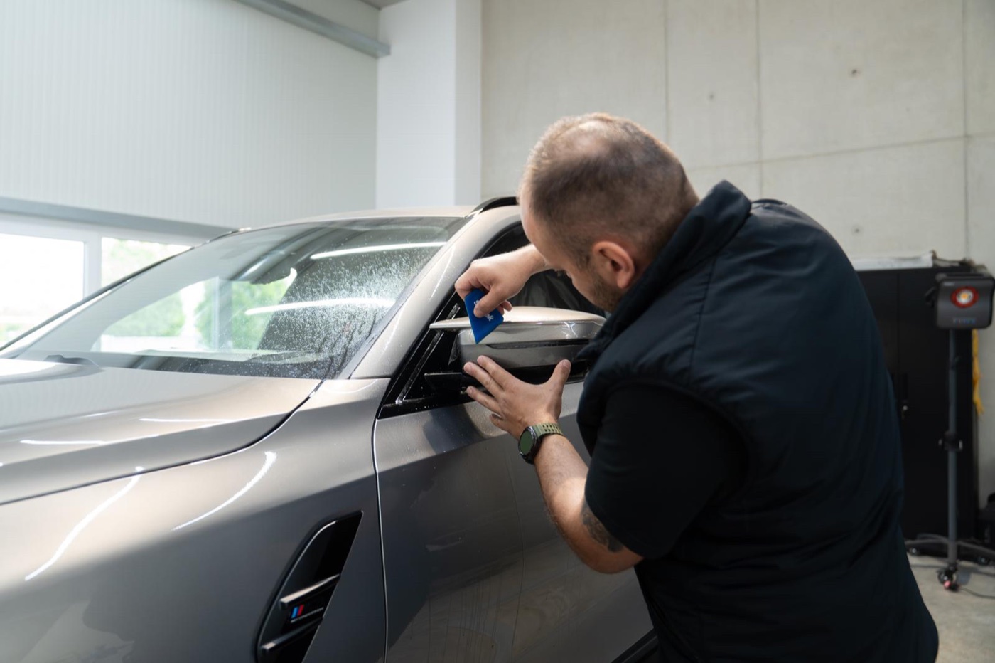 BMW M-Serie – Steinschlagschutzfolie am Außenspiegel